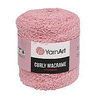 Пряжа YarnArt 'Curly Macrame' 500гр 195м (60% хлопок, 40% вискоза и полиэстер) (762 розовый)