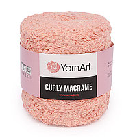 Пряжа YarnArt 'Curly Macrame' 500гр 195м (60% хлопок, 40% вискоза и полиэстер) (767 коралловый)