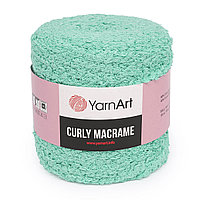 Пряжа YarnArt 'Curly Macrame' 500гр 195м (60% хлопок, 40% вискоза и полиэстер) (775 бирюза)