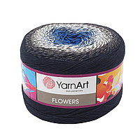 Пряжа YarnArt 'Flowers' 250гр 1000м (55% хлопок, 45% полиакрил) (275 секционный)