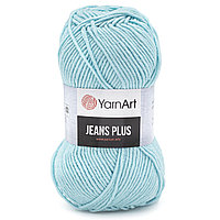 Пряжа YarnArt 'Jeans Plus' 100гр 160м (55% хлопок, 45% полиакрил) (76 бирюза)
