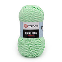 Пряжа YarnArt 'Jeans Plus' 100гр 160м (55% хлопок, 45% полиакрил) (79 мятный)