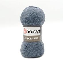 Пряжа YarnArt 'Angora Star' 100гр 500м (20% тонкая шерсть, 80% акрил) (3864 темный джинс)