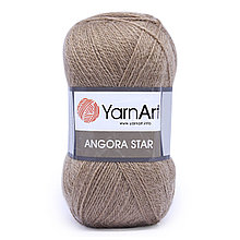 Пряжа YarnArt 'Angora Star' 100гр 500м (20% тонкая шерсть, 80% акрил) (512 серо-бежевый)