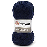 Пряжа YarnArt 'Angora Star' 100гр 500м (20% тонкая шерсть, 80% акрил) (583 индиго)