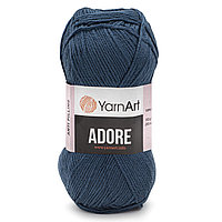 Пряжа YarnArt 'Adore' 100гр 280м (100% акрил с эффектом анти-пиллинга) (348 темно-джинсовый)