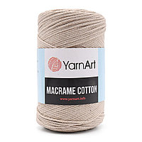 Пряжа YarnArt 'Macrame Cotton' 250гр 225м (80% хлопок, 20% полиэстер) (753 серо-бежевый)