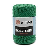 Пряжа YarnArt 'Macrame Cotton' 250гр 225м (80% хлопок, 20% полиэстер) (759 изумрудный)