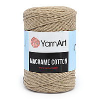 Пряжа YarnArt 'Macrame Cotton' 250гр 225м (80% хлопок, 20% полиэстер) (768 пыльный беж)