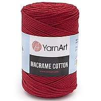 Пряжа YarnArt 'Macrame Cotton' 250гр 225м (80% хлопок, 20% полиэстер) (773 алый)