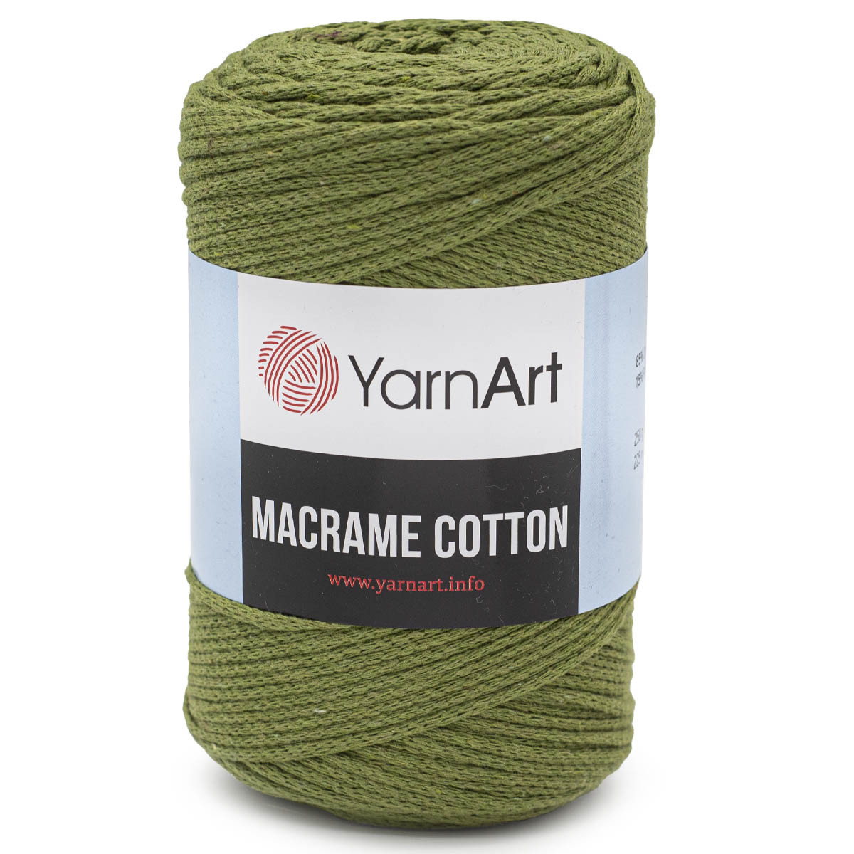 Пряжа YarnArt 'Macrame Cotton' 250гр 225м (80% хлопок, 20% полиэстер) (787 травяной) - фото 1 - id-p199377922