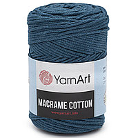 Пряжа YarnArt 'Macrame Cotton' 250гр 225м (80% хлопок, 20% полиэстер) (789 синий)