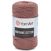 Пряжа YarnArt 'Macrame Cotton' 250гр 225м (80% хлопок, 20% полиэстер) (792 пыльный кедр)