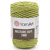 Пряжа YarnArt 'Macrame Rope 3мм' 250гр 63м (60% хлопок, 40% вискоза и полиэстер) (755 фисташковый)