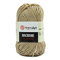 Пряжа YarnArt 'Macrame' 90гр 130м (100% полиэстер) (166 бежевый)