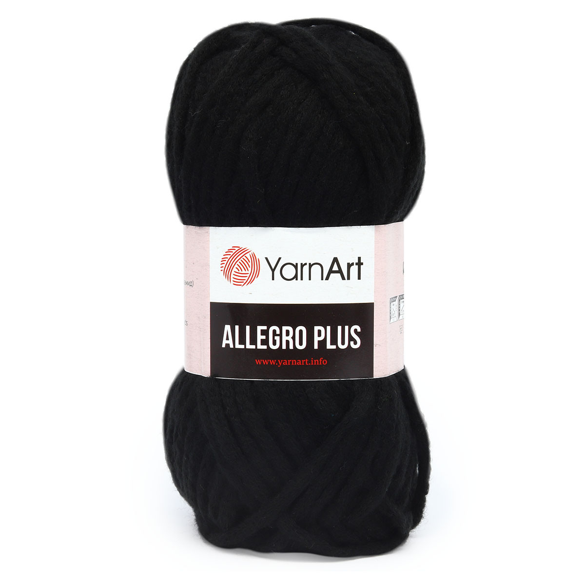 Пряжа YarnArt 'Allegro Plus' 100гр 110м (16% шерсть, 28% полиамид, 56% акрил) (713 черный меланж) - фото 1 - id-p199377966