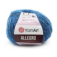 Пряжа YarnArt 'Allegro' 50гр 145м (13% шерсть, 41% полиамид, 46% акрил) (709 синий меланж)