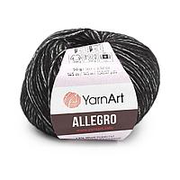 Пряжа YarnArt 'Allegro' 50гр 145м (13% шерсть, 41% полиамид, 46% акрил) (714 черный меланж)