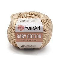 Пряжа YarnArt 'Baby Cotton' 50гр 165м (50% хлопок, 50% акрил) (405 светло-карамельный)