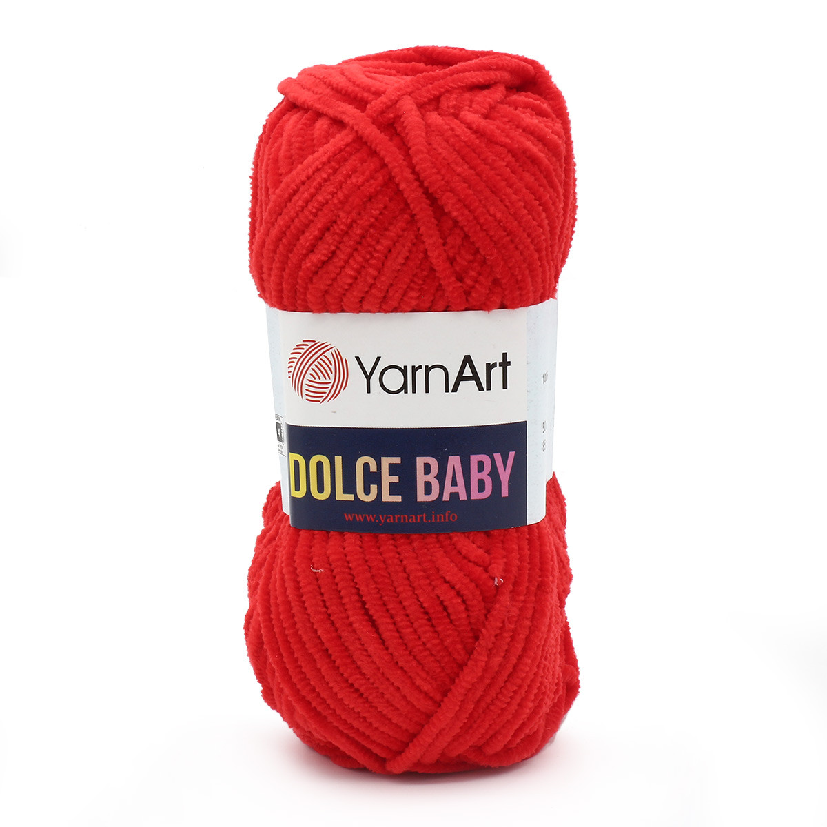 Пряжа YarnArt 'Dolce Baby' 50гр 85м (100% микрополиэстер) (748 красный) - фото 1 - id-p199378017