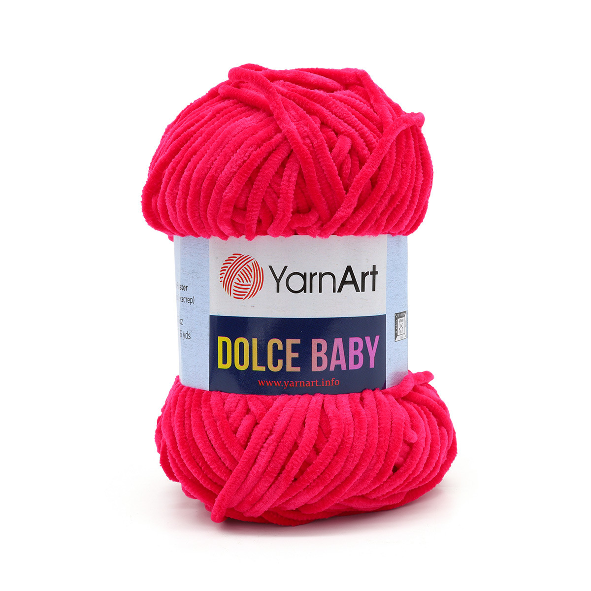 Пряжа YarnArt 'Dolce Baby' 50гр 85м (100% микрополиэстер) (759 ярко-розовый) - фото 1 - id-p199378022