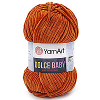 Пряжа YarnArt 'Dolce Baby' 50гр 85м (100% микрополиэстер) (778 оранжевый)
