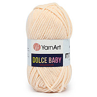 Пряжа YarnArt 'Dolce Baby' 50гр 85м (100% микрополиэстер) (779 пудровый)