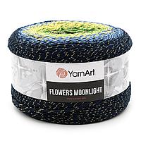 Пряжа YarnArt 'Flowers Moonlight' 260гр 1000м (53% хлопок, 43% полиакрил, 4% металлик) (3250 секционный)