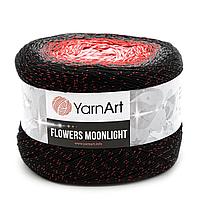 Пряжа YarnArt 'Flowers Moonlight' 260гр 1000м (53% хлопок, 43% полиакрил, 4% металлик) (3282 секционный)