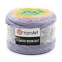 Пряжа YarnArt 'Flowers Moonlight' 260гр 1000м (53% хлопок, 43% полиакрил, 4% металлик) (3285 секционный)
