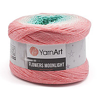 Пряжа YarnArt 'Flowers Moonlight' 260гр 1000м (53% хлопок, 43% полиакрил, 4% металлик) (3292 секционный)