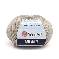 Пряжа YarnArt 'Milano' 50гр 130м (8% альпака, 20% шерсть, 8% вискоза, 64% акрил) (854 светло-бежевый)