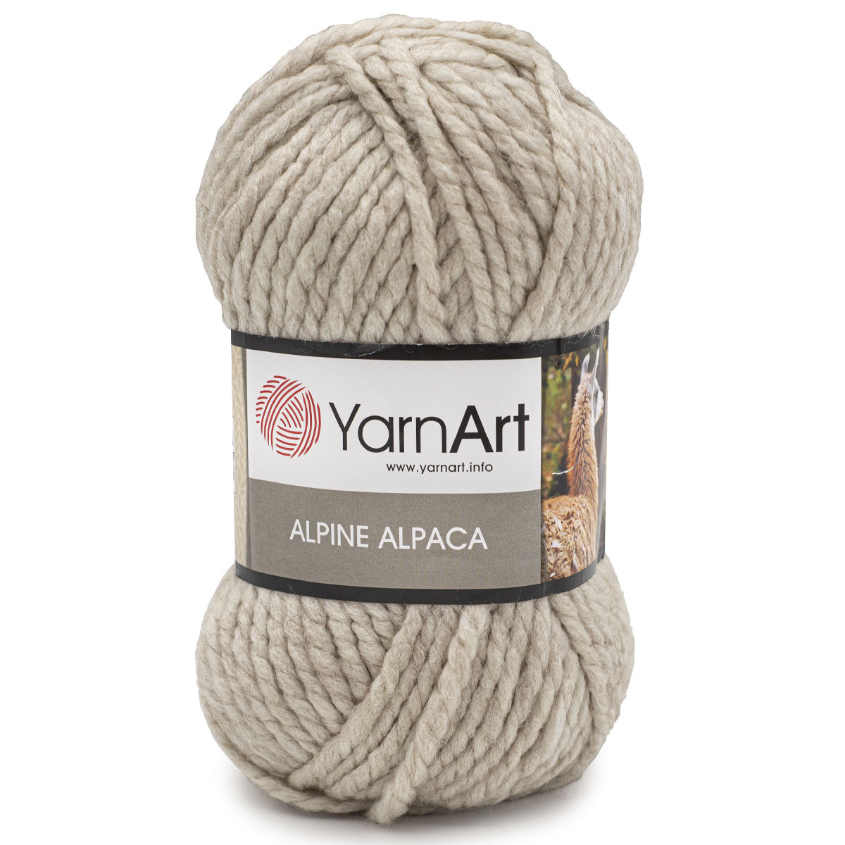 Пряжа YarnArt 'Alpine Alpaca' 150гр 120м (30% альпака, 10% шерсть, 60% акрил) (430 бежевый)