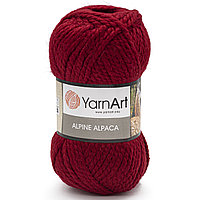 Пряжа YarnArt 'Alpine Alpaca' 150гр 120м (30% альпака, 10% шерсть, 60% акрил) (434 красный)