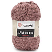 Пряжа YarnArt 'Alpine Angora' 150гр 150м (20% шерсть, 80% акрил) (342 пыльная роза)