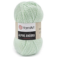 Пряжа YarnArt 'Alpine Angora' 150гр 150м (20% шерсть, 80% акрил) (344 мятный)