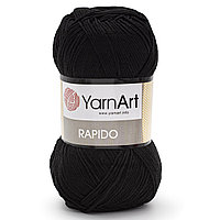 Пряжа YarnArt 'Rapido' 100гр 350м (100% микрофибра акрил) (670 черный)