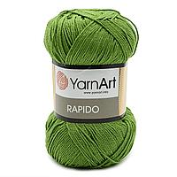 Пряжа YarnArt 'Rapido' 100гр 350м (100% микрофибра акрил) (674 зеленый)