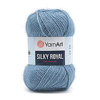 Пряжа YarnArt 'Silky Royal' 50гр 140м (35% шелковая вискоза, 65% шерсть мериноса) (431 джинсовый)