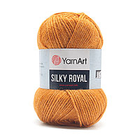 Пряжа YarnArt 'Silky Royal' 50гр 140м (35% шелковая вискоза, 65% шерсть мериноса) (445 горчичный)