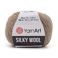 Пряжа YarnArt 'Silky Wool' 25гр 190м (35% шелковая вискоза, 65% шерсть мериноса) (342 серо-бежевый)