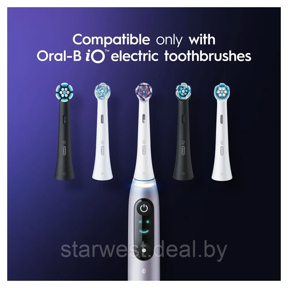 Oral-B Braun iO Series Radiant White 1 шт. Насадка для электрических зубных щеток - фото 5 - id-p199379538