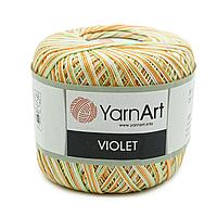 Пряжа YarnArt 'Violet Melange' 50гр 282м (100% мерсеризированный хлопок) (503 меланж)