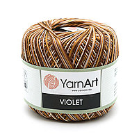 Пряжа YarnArt 'Violet Melange' 50гр 282м (100% мерсеризированный хлопок) (506 меланж)
