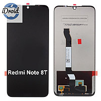 Дисплей (экран) Xiaomi Redmi Note 8T оригинал (M1908C3XG) с тачскрином, черный цвет