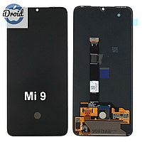 Дисплей (экран) Xiaomi Mi 9 (M1902F1G) с тачскрином, черный цвет OLED