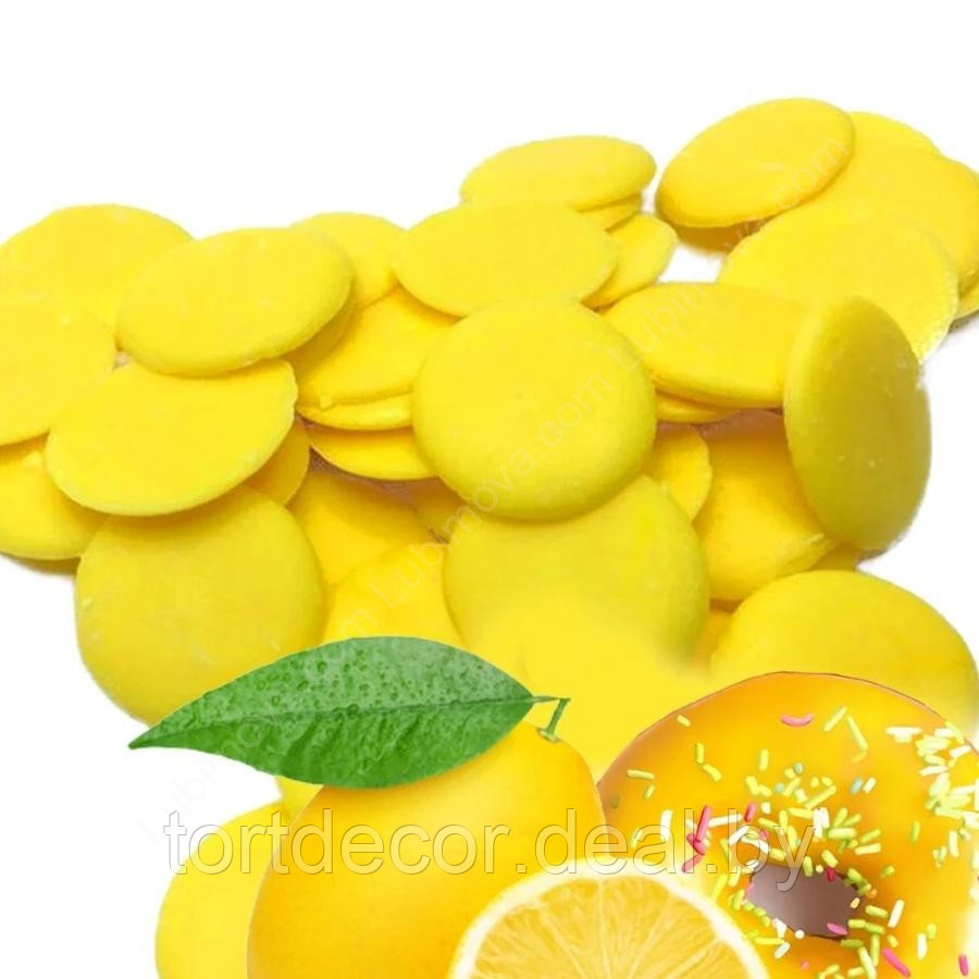 Глазурь кондитерская Шокомилк со вкусом лимон 100 г РФ - фото 1 - id-p199384360