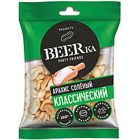 Арахис BEERka жареный соленый 30г