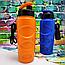 Анатомическая бутылка для воды Healih Fitness с клапаном и регулируемым ремешком, 500 мл. Сито в комплекте, фото 3