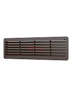 Вентиляционная решетка Эра Дп дверная 450*130 мм разборная коричневая